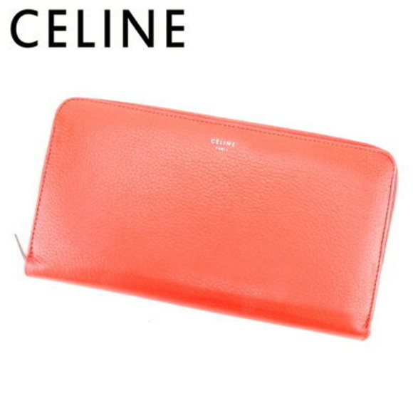 Celine long Wallet orange leather - Picture 1 of 6